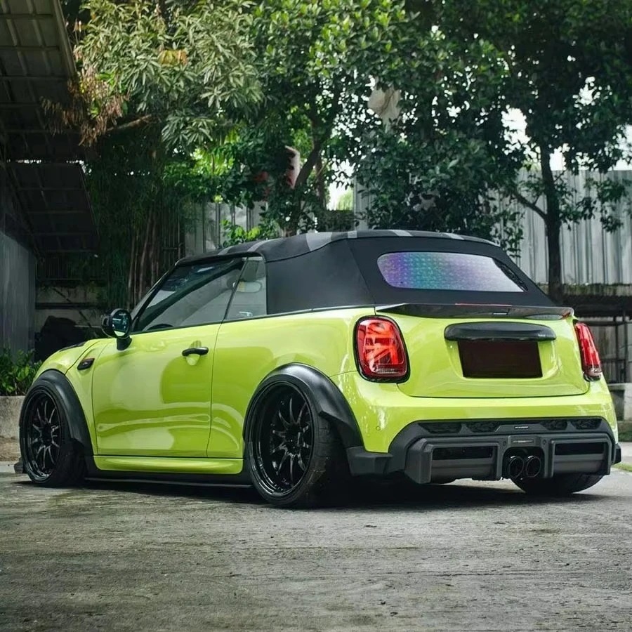Carbon Fiber Wheel Arches RSI Style Polished Finish for Mini Cooper F56 F57 LCi2 2021-2023 Wide Body Kits